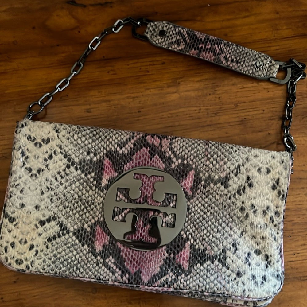 Tory Burch Snake Print Purse